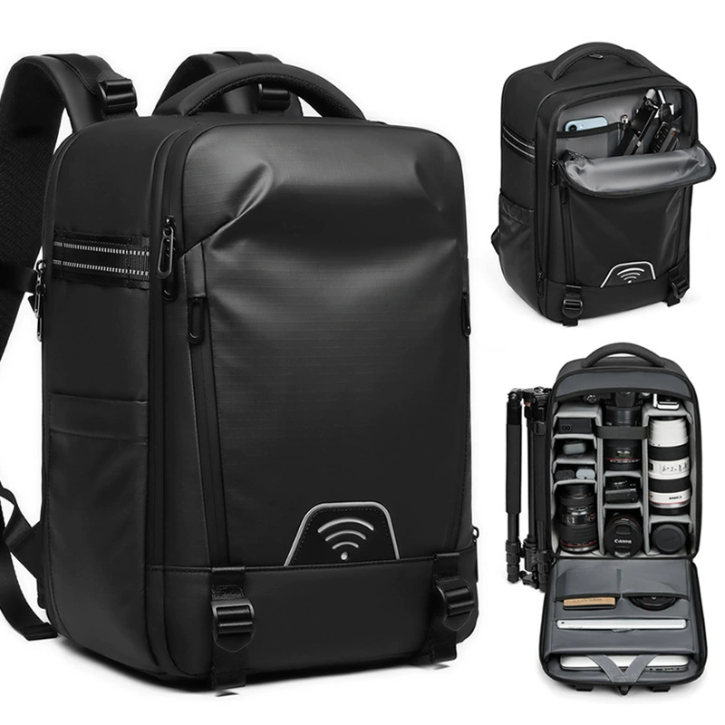 Canon, universal capacious camera bag, handheld equipment bag for traveling, storage system, backpack