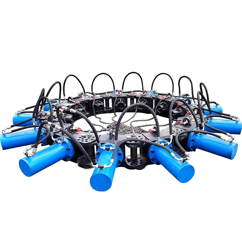 Máquina de ruptura de pilas hidráulicas pila cuadrada de hormigón máquina de corte de pilas redondas pila de cemento barra de acero de cimentación retenida máquina de ruptura de pilas