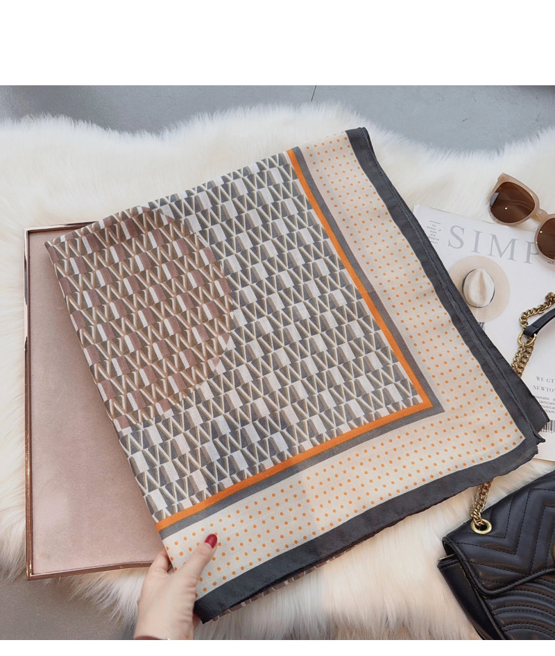 Autunno e inverno nuovi pois geometrici con sciarpa da cappotto in cotone e lino sciarpa lunga in seta sciarpa calda da donna scialle sottile a doppio uso_voghion.com