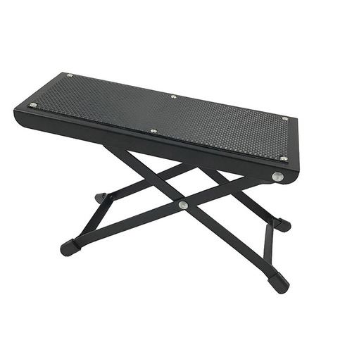 Folk and ancient guitar pedal, multi-level adjustable folding guitar footstool, liftable anti-slip surface guitar pedal