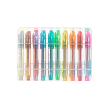 跨境专供中性笔套装简约办公用品顺滑速干跨境电商小批量混批