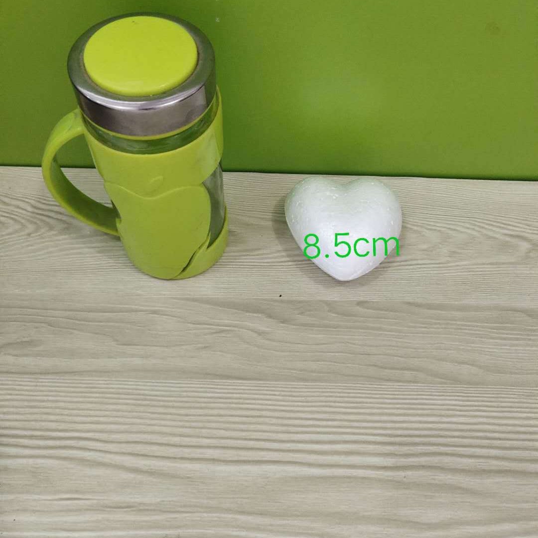 Baolilong espuma sólida tamaño del corazón melocotón medio amor decoración de la ventana boda apoyos pintados