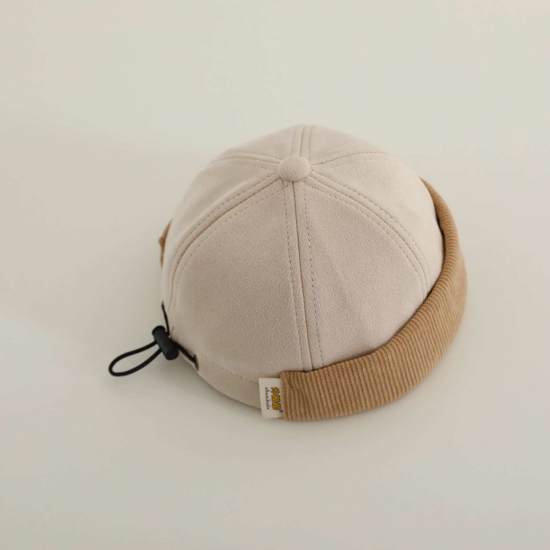 Sombreros infantiles primavera y otoño para niños, sombreros de estilo extranjero, sombreros de invierno para niños, sombreros de piel de melón coreanos, moda cool