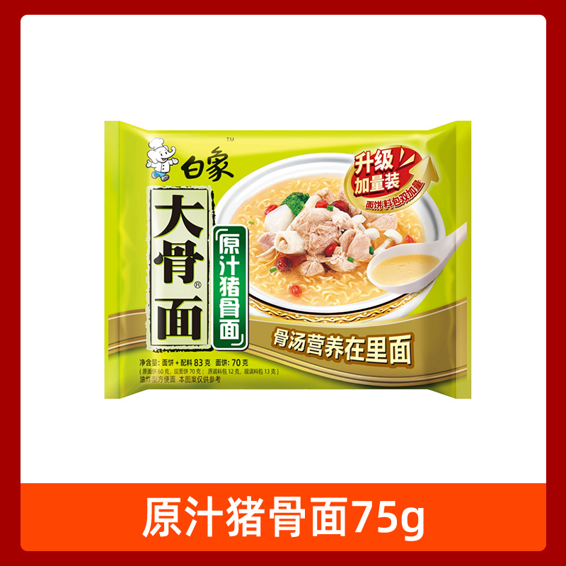 白象のインスタントラーメンの桶にカップラーメンを入れます。|undefined