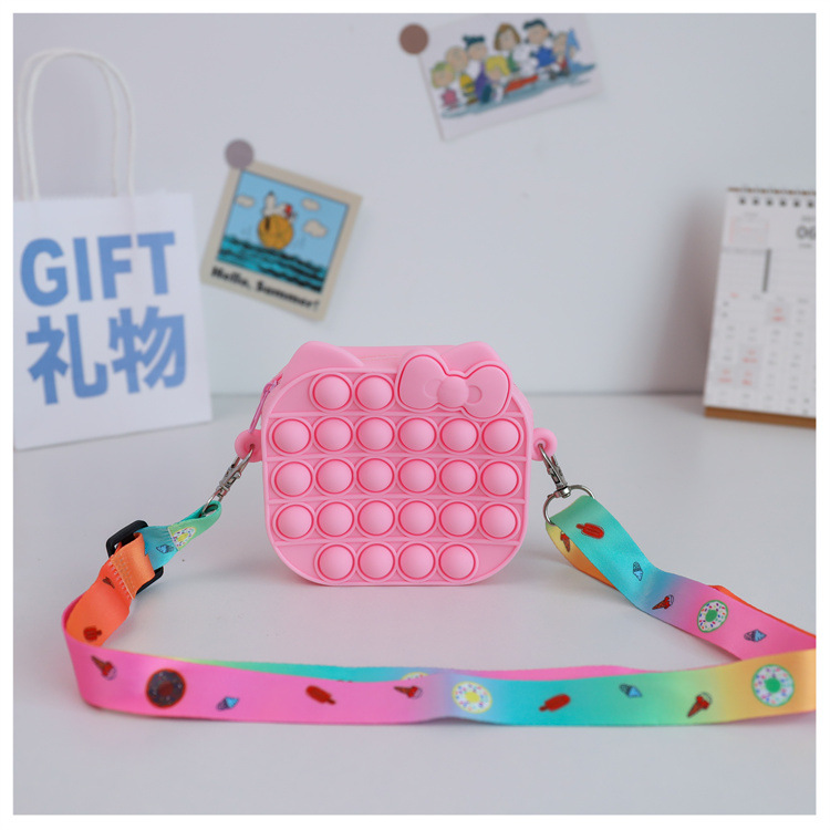 핑크 미니 사각 박스