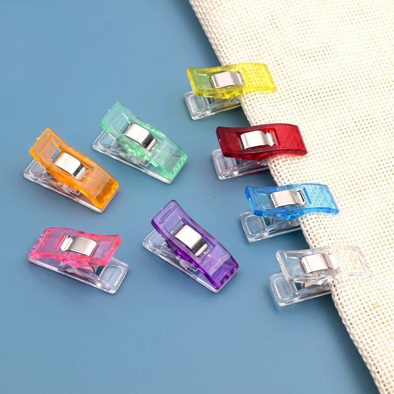 Office stationery small clip sewing clip manual patchwork positioning clip edge wrapping clip new clip axe clip plastic clip