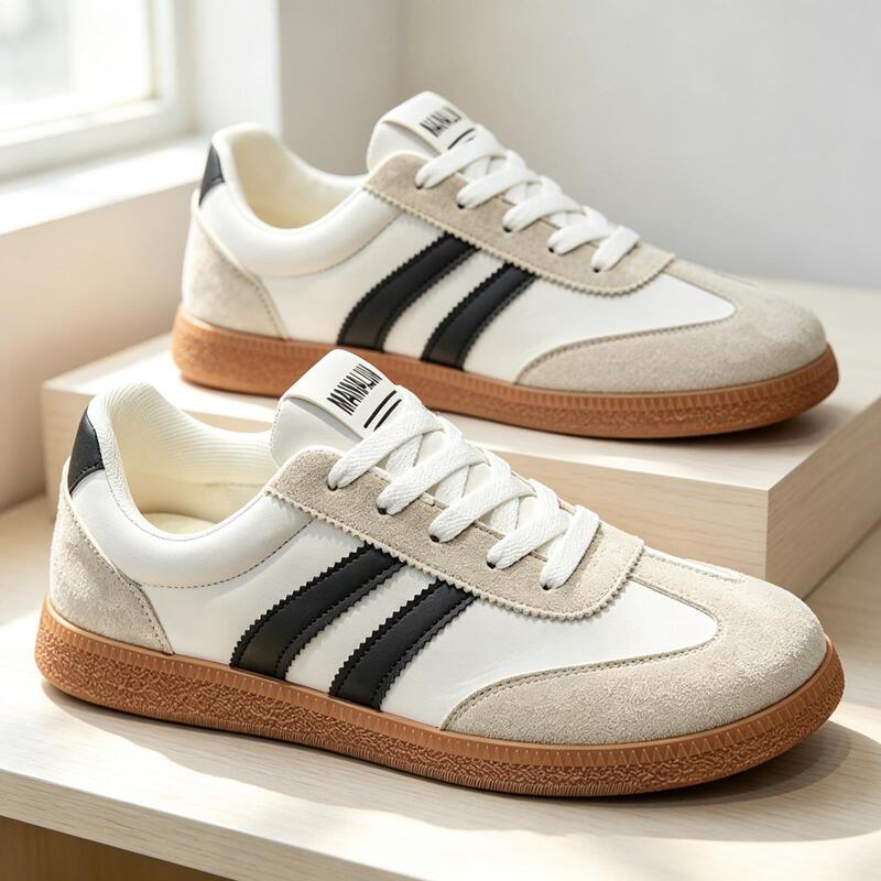 Summer large-size men's shoes, extra-wide fit, casual sports shoes, versatile trendy German-style sneakers, chunky-soled shoes Summer large-size men's shoes, extra-wide fit, casual sports shoes, versatile trendy German-style sneakers, chunky-soled shoes