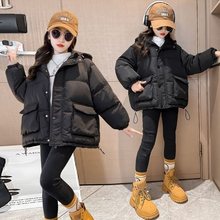 女童棉服2025新冬装中大童加厚棉衣外套儿童棉短款洋气棉袄潮