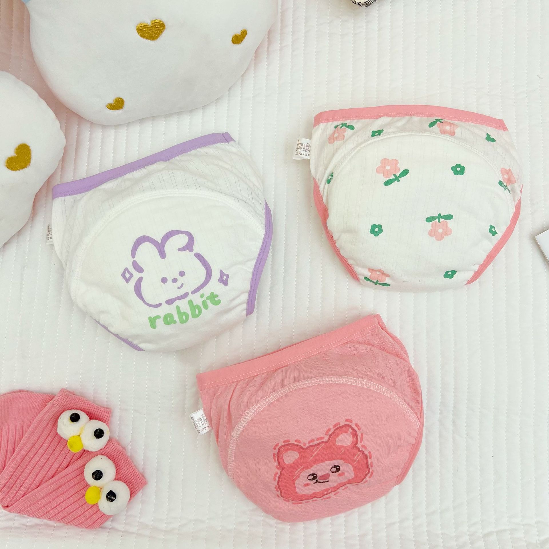 23新型純綿男女赤ちゃん子供が下着を洗うことができます。