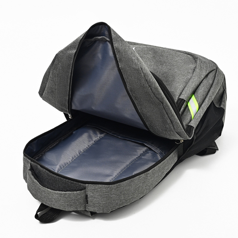 Nueva mochila de hombro simple para hombres de gran capacidad de negocios ocio viaje mochila de computadora de escuela secundaria mochila de estudiantes universitarios