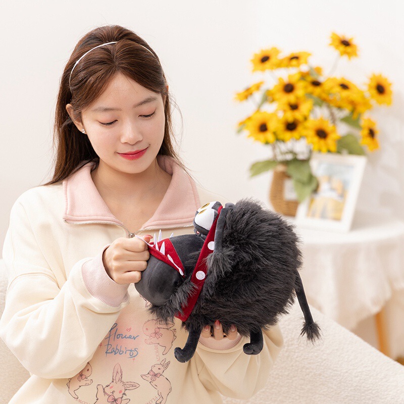 Premium Edition Gruckle Dog Plush Toy High-Quality Long-Haired Black Dog Stuffed Animal Doll Toy Premium Edition Gruckle Dog Plush Toy High-Quality Long-Haired Black Dog Stuffed Animal Doll Toy