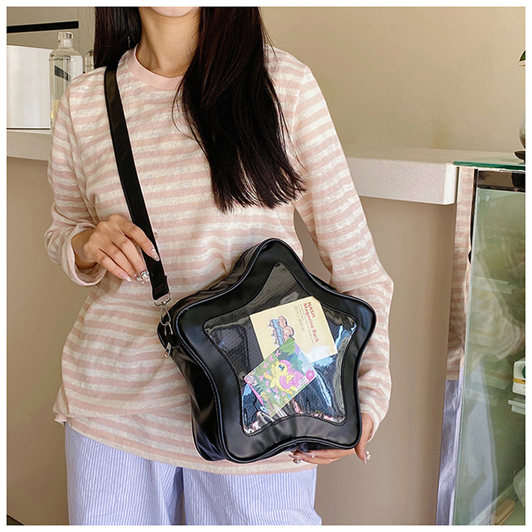 This year's popular color bags, 2025 new star bags, Japanese-style sweet single-shoulder bags, crossbody bags, women's bags, cross-border undefined