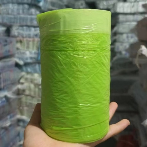 Eucalyptus Fiber Rope Trash Bag 100 Pcs Household Handheld Thick Roll Auto-Sealing Heavy-Duty Trash Bag Wholesale