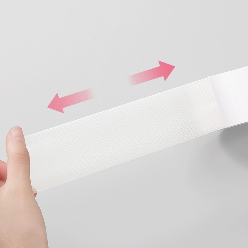 Cinta de tela al por mayor alfombra de exhibición de boda tela fija adhesivo de doble cara adhesivo de malla sin costura de alta viscosidad adhesivo de doble cara