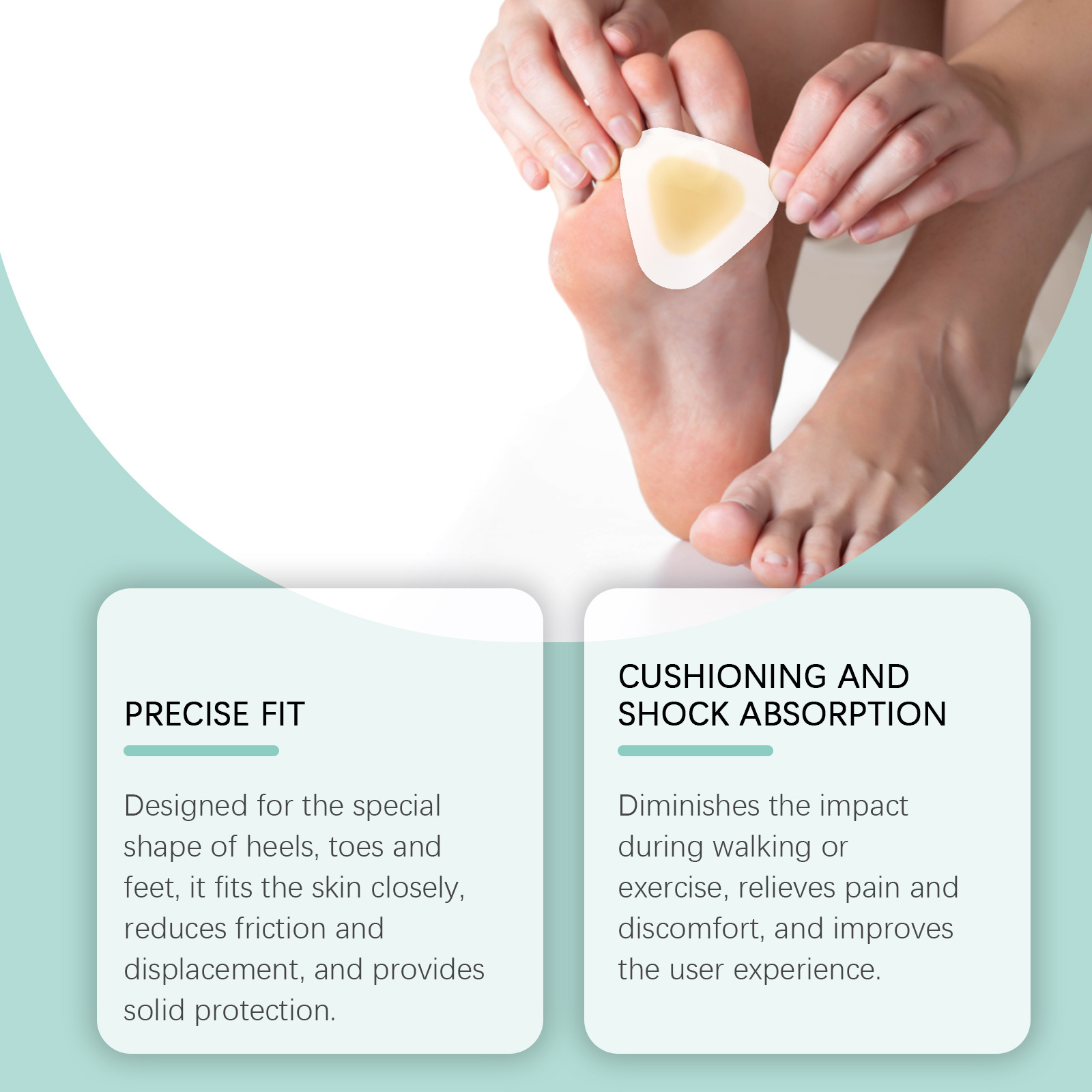 EELHOE blister bandage, foot breathable, light, dry, portable, comfortable and stable foot skin care bandage_voghion.com