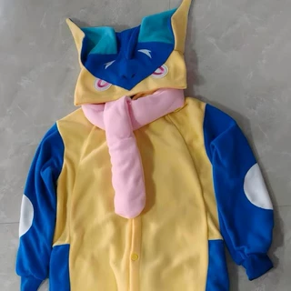 跨境厂家批发卡通连体睡衣万圣节演出服情侣家居服情侣款