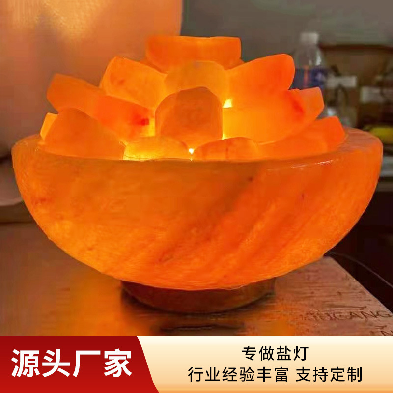 Himalayan Yuanbao Cornucopia Salt Lamp Himalayan Salt Lamp Various Shape Crystal Salt Lamp Rose Salt Lamp