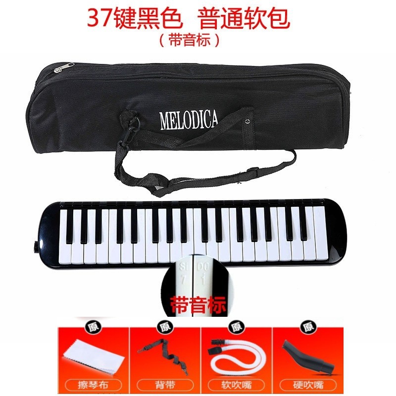 Armónica de 37 agujeros, órgano de boca de 32 teclas para estudiantes y niños, adecuada para presentaciones en el aula de principiantes.