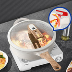 新品麦饭石压力锅多功能保温锅 德国不粘锅家用锅具礼品微压炒锅