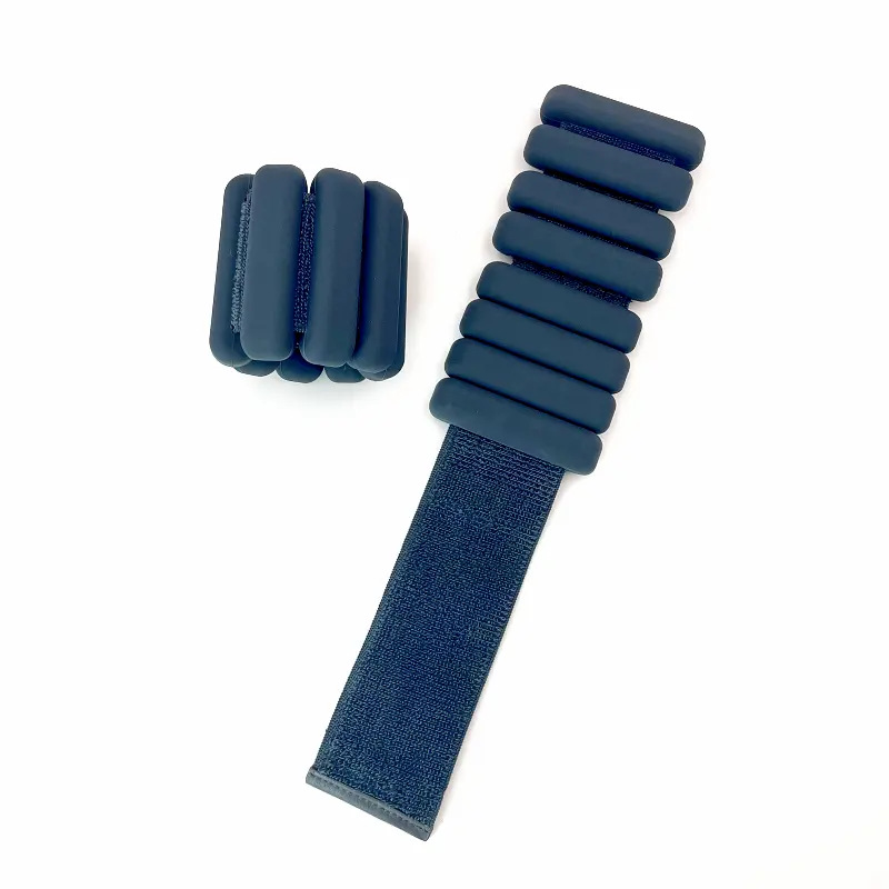Mano ajustable deportes pulsera de silicona ponderada pulsera de peso presión fitness yoga corriendo 1 libra 2 libras 4 libras