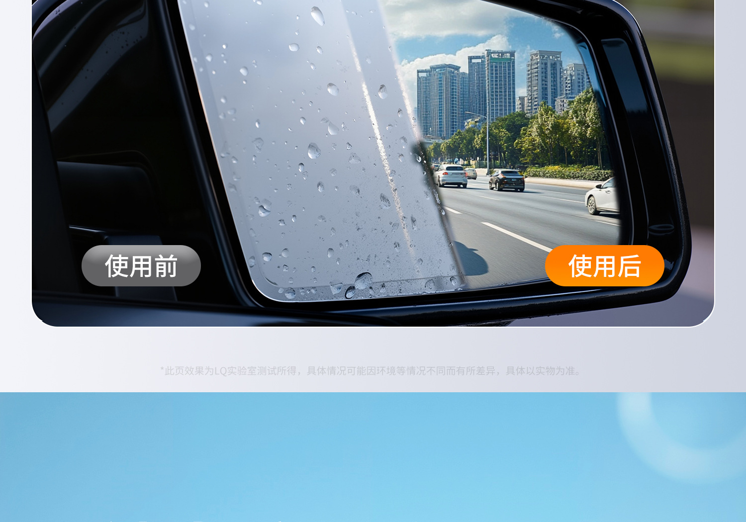 Anti-Fog Agent Car Rearview Mirror Rain-Proof Artifact Windshield Long-Lasting Defogger Spray Rain-Proof Agent Does Not Stick to Water