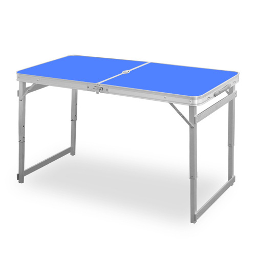 OD59 wholesale folding table stall tables and chairs outdoor foldable portable square tube table stable 150 rectangular