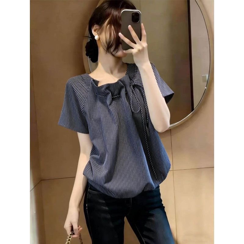 Retro base summer fashionable design short shirt