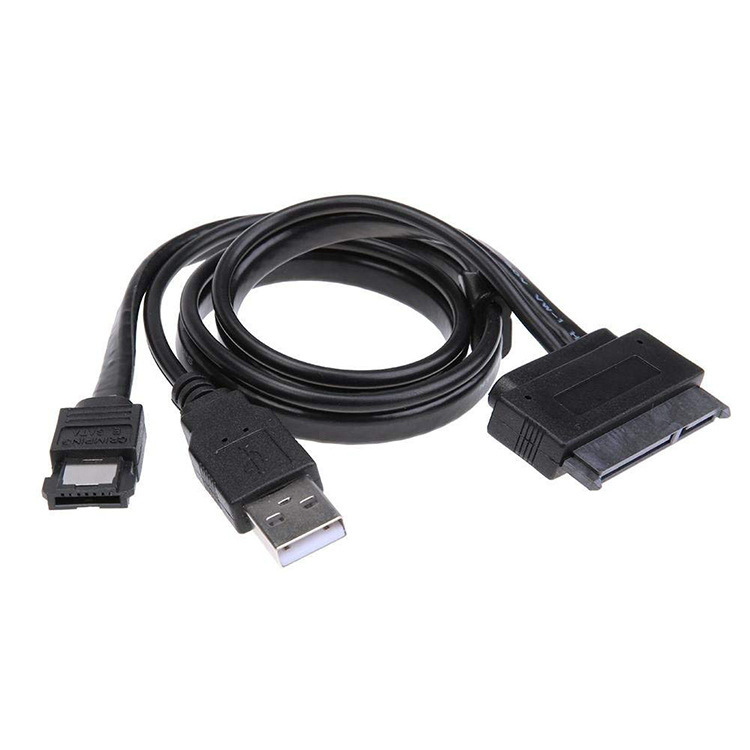 SATA7+15 Hard Drive 22P to ESATA LaPtoP with USB Power SuPPly Two-in-one Data Cable Conversion Cable SATA7+15 Hard Drive 22P to ESATA LaPtoP with USB Power SuPPly Two-in-one Data Cable Conversion Cable
