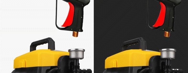Car Washing Machine, Car Cleaning Gadget, Car Brushing Pump, Household High-Power Ultra-Pressure Fully Automatic Portable 220V Handheld