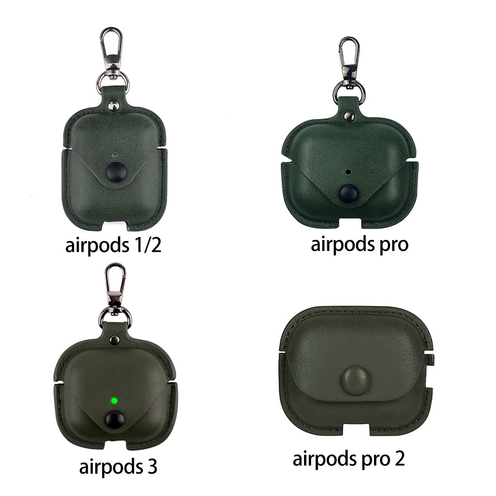 그린 [비즈니스 가죽 헤드폰 커버]