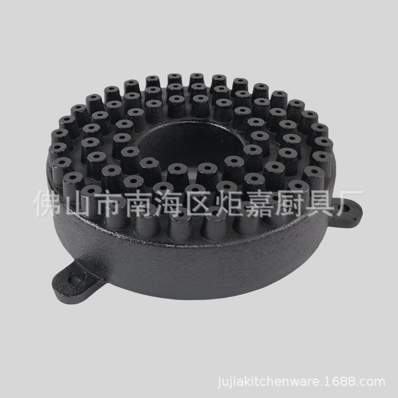 商用厨房灶具炉头8寸新款强力炉头三耳矮汤炉灶头燃气炉灶炉芯