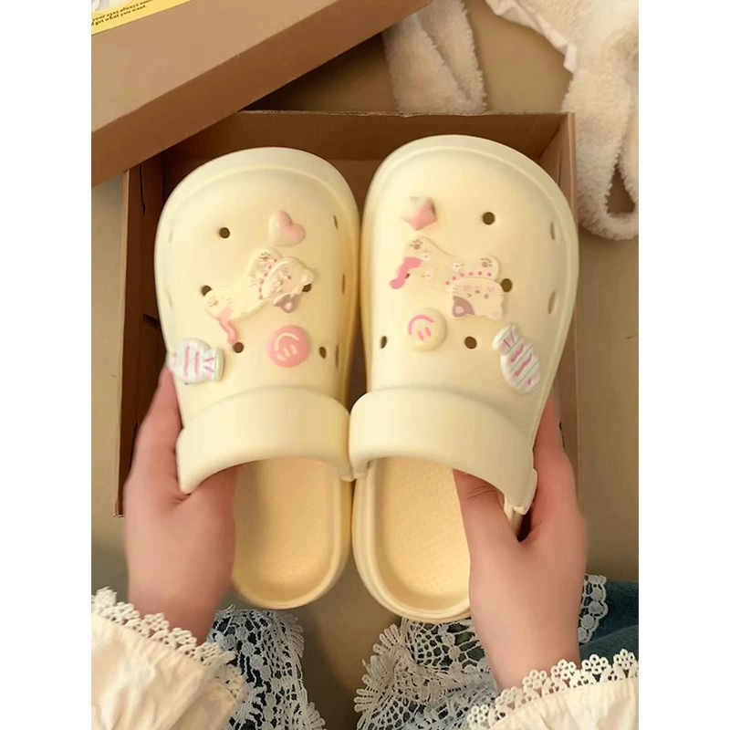 Cartoon summer universal footwear platform, breathable comfortable slippers