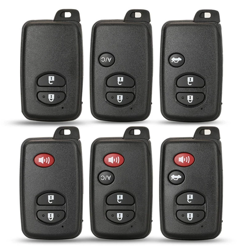 Подходит для корпуса ключа Toyota Highlander, доминирующего корпуса ключа Ruizhi, черного сменного корпуса с дистанционным управлением смарт-ключа