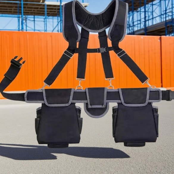 Durable y impermeable Oxford Kit de herramientas para equipos portátiles multifuncionales Bolsos de cintura resistentes al desgaste de grado profesional