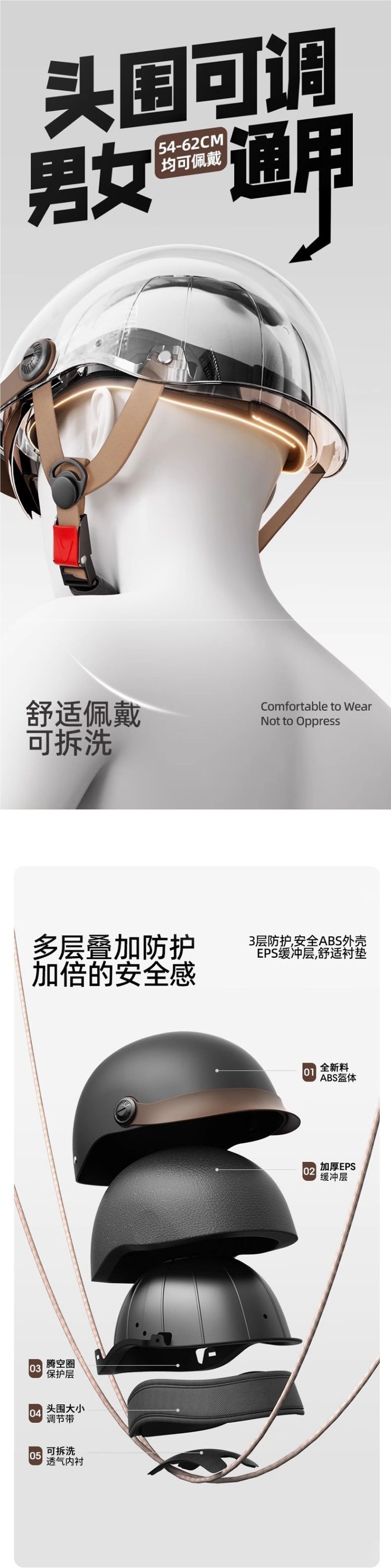 Electric Vehicle Helmet 3C Certified National Standard