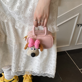 2025 Cross-border New Mini Women's Children's Official Document Portable Crossbody Parent-child Accessories Small Bowling Bag Women's Bag