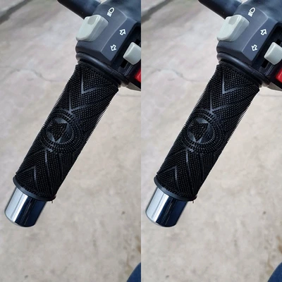Motorcycle Handle Cover, Electric Motorcycle Handlebar Cover - five-star-black-handlebar-covers-2-large-ones
