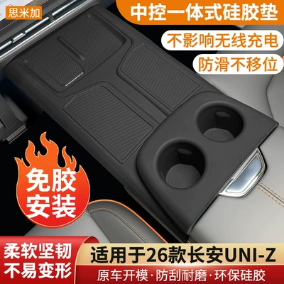 Anti-slip mat mat for the central control panel