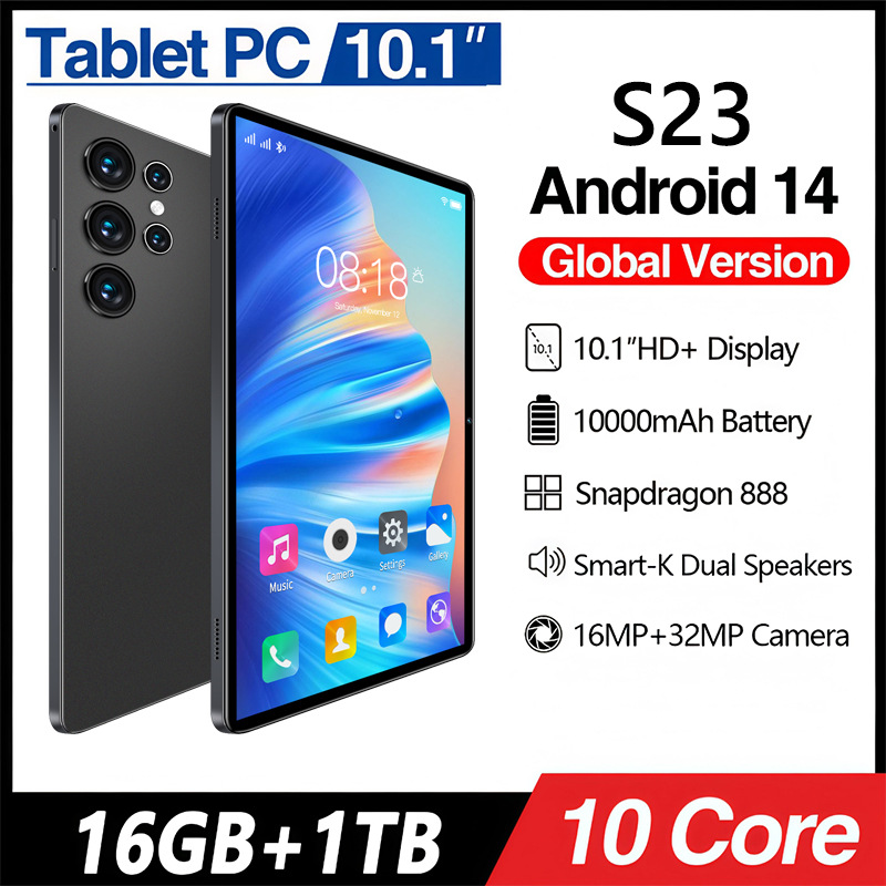 谷歌国际版带play商店安卓10寸 S23平板电脑WiFi厂家直售批发手机