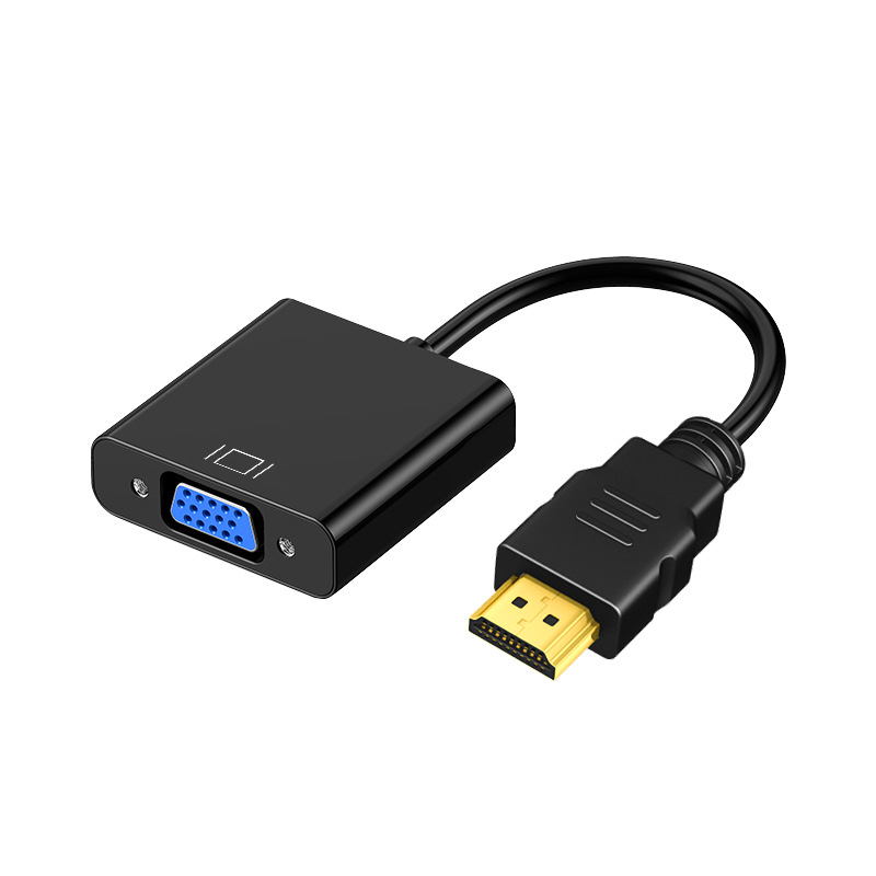 HDMI変換VGAケーブル1.8メートルVGAコンバータhdオーディオ付きノートブックプロジェクタHDMI TO VGA
