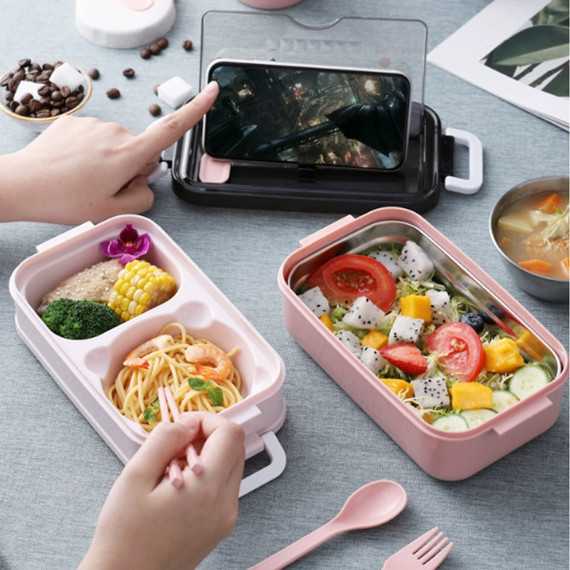 ☺304 Нержавеющая сталь ланч бокс Bento箱 для школьников