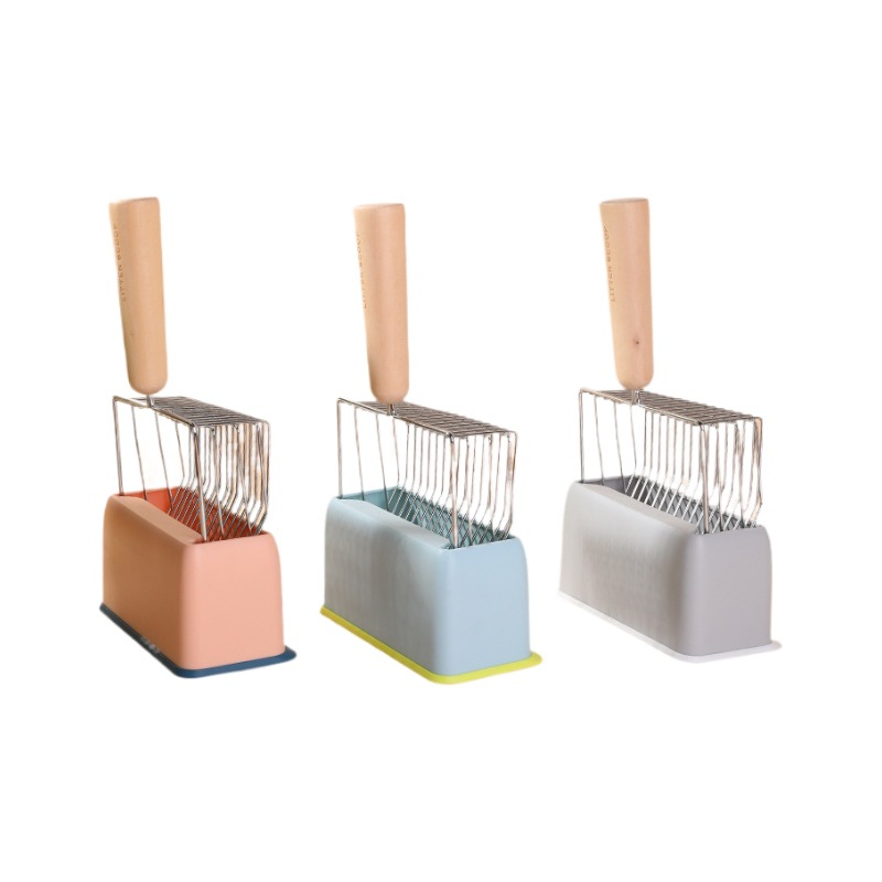 Nuevo color a juego gato arena pala base 17cm metal gato arena pala almacenamiento rack caja de almacenamiento en stock al por mayor