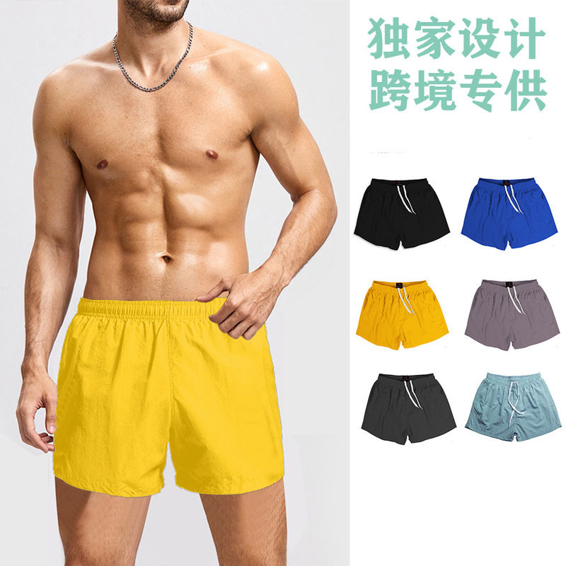 European and American Amazon Swimming Trunks Men's Adult Anti-embarrassment 2022 New Seaside Surfing Vacation Leisure Beach Shorts Trendy