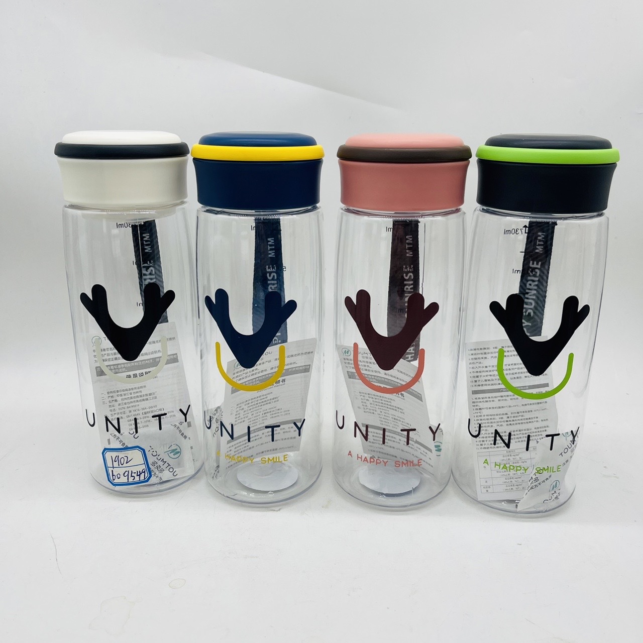 Dometo nuevo verano de gran capacidad portátil taza de agua de plástico deportivo taza de agua resistente a altas temperaturas taza de agua al por mayor