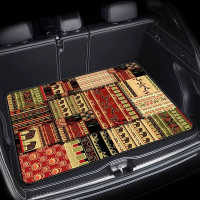 Avtomobil döşəmə paspasları Mat, Wear-Resistant, Dirt-Resistant, Easy to - trunk-mat-2-75100cm-crystal-velvet-dot-bottom