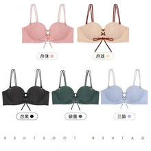 Minimalist striped gathered strap underwear 条纹聚拢绑带内衣