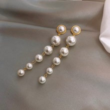 Europe and America ins France artificial pearl earrings