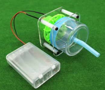 Kit de experimento de aspiradora transparente de bricolaje