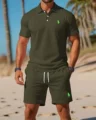 Dark Green with Gold Logo