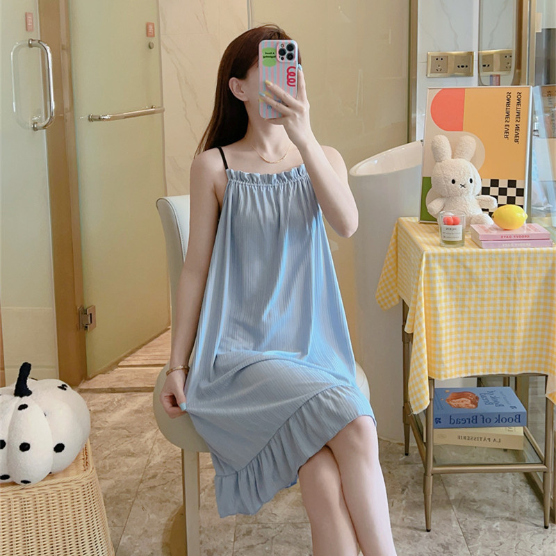 2024 verano lindos pijamas de color sólido cabda pijamas de verano ropa de casa pequeña ropa de casa de viento